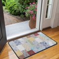 thumbnail image 2 of Pioneer Flower Floral Print Pattern Door Rugs,Washable Non Slip Door Mats Indoor,Decorative Door Mats,Entry Mat Indoor for Entrance,Bedroom,Kitchen,Bathroom,30"x17", 2 of 6