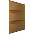 thumbnail image 2 of Ekena Millwork 19 5/8"W x 19 5/8"H Traditional EnduraWall Decorative 3D Wall Panel, Bright Coat Gold (12-Pack for 32.04 Sq. Ft.), 2 of 6