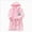 Light Pink 0626, variant on Boys Girls Kids Flannel Bathrobe,Soft Hooded Sleep Robe with Waist Tie,Cozy Cartoon Pattern,for Boys Girls 12 18 Months 2T 3T 4T 5T 8T,All-Season Loungewear Toddler Pajamas,Light Pink,Size 3-4T