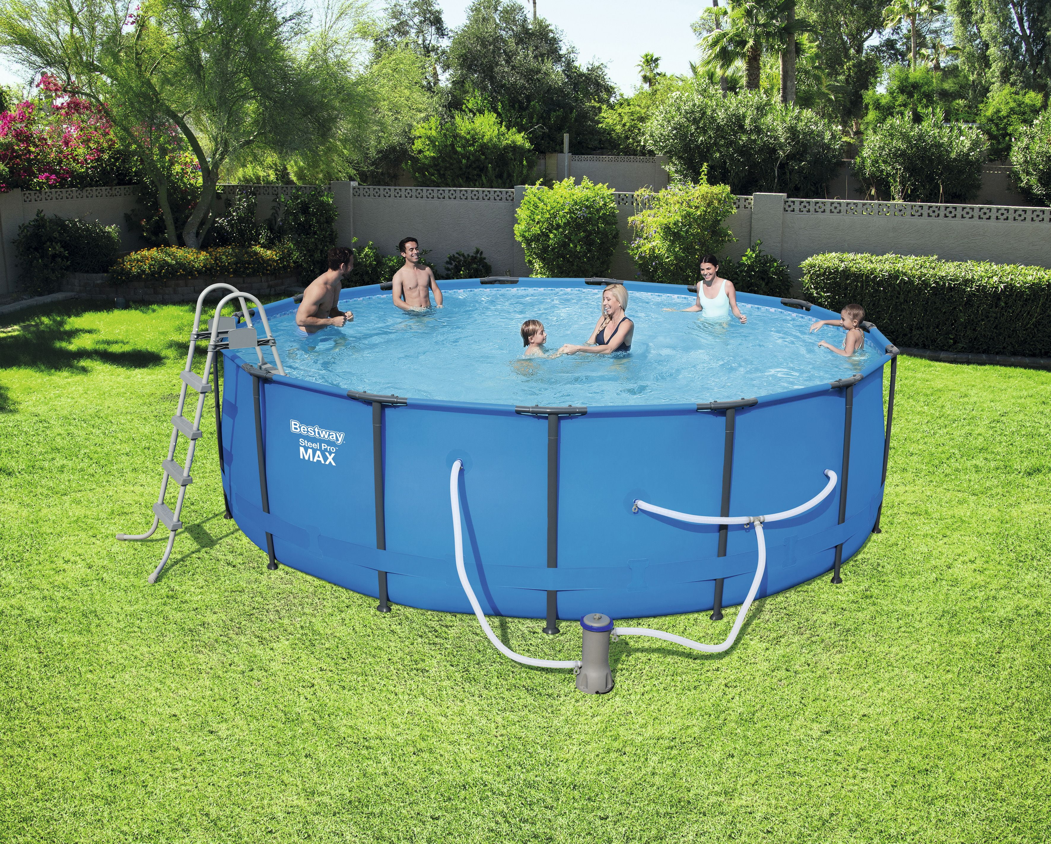 Bestway Steel Pro Max 18 X 48 Above Ground Swimming Pool Set With