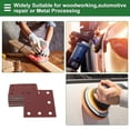 thumbnail image 3 of 50 Pcs Papel de Lija Rectangular 8 Agujeros 150 Grano Hojas de Lijado para Reacondicionamiento Automotriz y Trabajos en Madera, 3 of 7