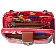 Sakroots Women's Artist Circle Smartphone Crossbody, Hot Pink Flower Power, One Size