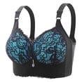 thumbnail image 3 of MDUKONU Bras for Women Womens Super Soft Wireless Lightly Lined Comfort Bra Dark Green 42, 3 of 3