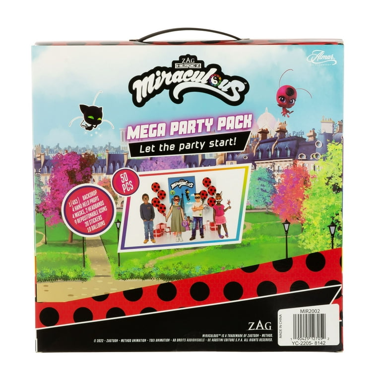 6 Set Party Favors Miraculous Ladybug Grab n Go Play Pack Bulk