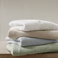thumbnail image 2 of Sage Embroidered Cotton Bedding Sets Full/Queen AllSeason Comfort, 2 of 11
