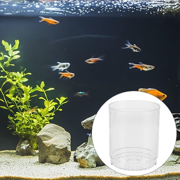BESTYASH 5Pcs Wear Resistant Transparent Aquarium Filter Housing Replacement Canister