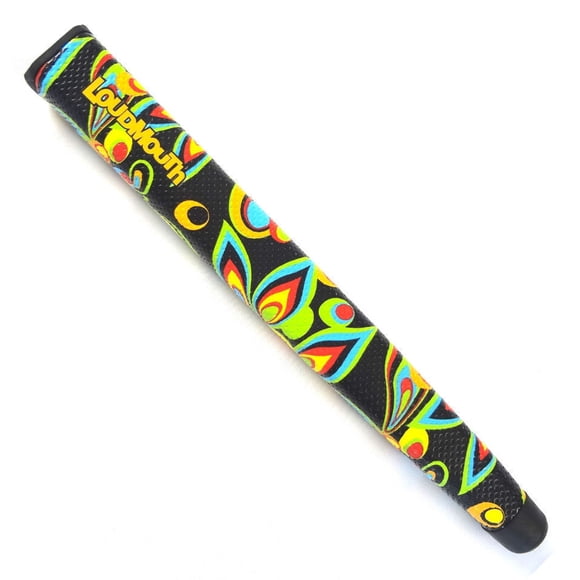 NEW Loudmouth Shagadelic Black Jumbo Putter Grip with Ballmarker