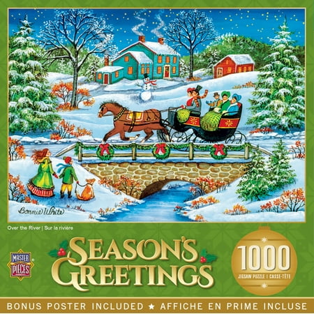 UPC: 0705988717741 | MasterPieces 1000 Piece Christmas Jigsaw Puzzle – Over the River