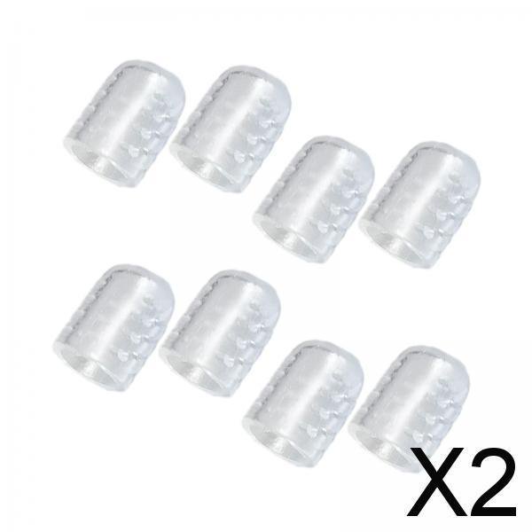 2x Protector para Dedos de Los Pies, Silicona, Fácil de Limpiar, Reduce La Fricción, Transparente, Fácil de Usar, Fundas para Los Dedos, Punteras para 2 piezas