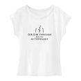 thumbnail image 2 of Camiseta para mujer con cuello redondo, cómoda camiseta básica de recuerdo para viajes en la playa L, 2 of 8