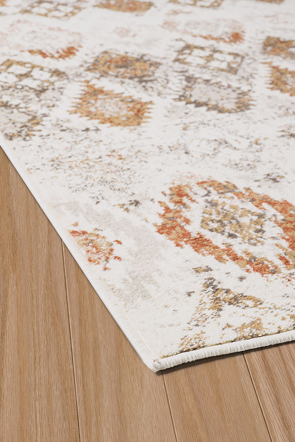 United Weavers Amarna San Paula Distressed Linen Woven Olefin Area Rug or Runner