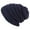 Navy, variant on HOWPAY Slouchy Beanie for Men Women Oversized Solid Color Windproof Knitted Thick Winter Hats for Cold Weather Soft Cozy Unisex Skull Caps