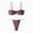 D177/Wine, variant on Afdoent Women's Bikini Sets Womens Lacing Backless Swimwear Summer Two Piece Bikini Swimsuits For Summer Beachwear