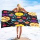 thumbnail image 3 of Toalla de playa con calaveras de microfibra para gimnasio, viajes, fitness, spa, mujeres y niñas, secado rápido, sin arena, tamaño grande, 3 of 5