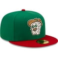 thumbnail image 3 of Men's New Era Green/Red Los Quesos Frisco Copa De La Diversion 59FIFTY Fitted Hat, 3 of 5