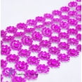 thumbnail image 2 of Craft and party Diamond Flower Shape Mesh Wrap Roll Faux Rhinestone Crystal Ribbon 4" x 10 yards (30 ft), 2 of 2