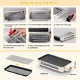 thumbnail image 2 of Electric Indoor Grill 1500W, YOHAWJAN 2 in 1 Smokeless Indoor Grills with Non-stick Removable Grill & Griddle Plate, Temperature Control, Portable Ko, 2 of 9