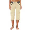 thumbnail image 1 of Pantalon Capri Cargo pour Femmes Été Décontracté Plein Air Actif Randonnée Capris Cargos avec Multiples Poches, 1 of 6
