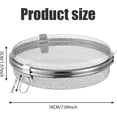 thumbnail image 3 of Dishwasher Basket for Small Items Stainless Steel 3 Buckles with Fine Mesh Odor-Free Round Scratchproof Draining Baskets -, 3 of 6