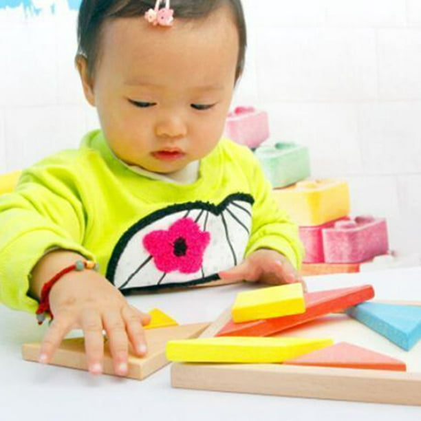 Tangram-Puzzle Coloré pour Enfant, Jouet d'ApprentiCumbria Précoce pour le  Cerveau, les Tout-Petits, les Épais et les Exercices, les Brains Droits -  AliExpress