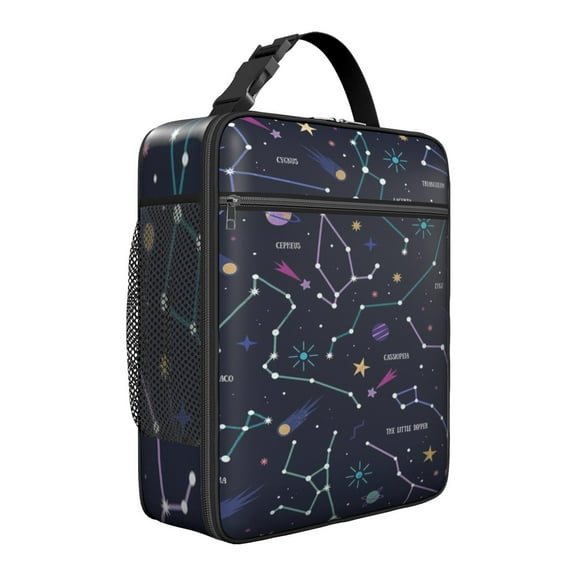 Premium Insulated Galaxy Lunch Box for Men & - Reusable Lunch Bag with,Hour Temperature Retention, Compact & Lightweight Design for Office, Work, Picnic, Travel - Durable Lunch Tote for Adults.