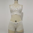 thumbnail image 3 of Jiyugala Lingerie for Women Plus Size Corset Lace Floral Bralette Bra Two Piece Underwear Nightgowns Sleepwear Sets, 3 of 6