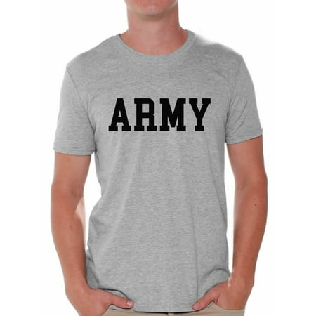 Awkward Styles Army Tshirt Army Shirts for Men Army Gifts for Him Men's Army Outfit Army Training Shirt Military T