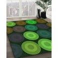 thumbnail image 2 of Ahgly Company Indoor Square Patterned Charcoal Black Area Rugs, 8' Square, 2 of 6