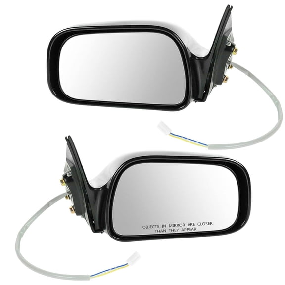 TRQ Power Side Mirrors Pair Set Left & Right LH RH for 95-99 Toyota Avalon MRA04956