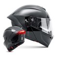 thumbnail image 1 of Casco Moto Abatible Luz Led Anti Niebla Espejo Doble, 1 of 9