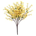 thumbnail image 2 of 1 PCS Artificial Silk forsythia Branches Artificial Flowers Yellow Silk forsythia Flowers with Stems Fake Jasmine Spring Flowers Orchids for Wedding Floral Arrangement Party Table Decor, 2 of 9