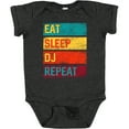 thumbnail image 3 of Inktastic DJ Eat Sleep DJ Repeat Music Boys or Girls Baby Bodysuit, 3 of 5