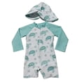 thumbnail image 2 of Swimming Suit Boy Rash Guard Cute Print Boys' Swimwear Bathing Suits 18-24 Months, 2 of 4