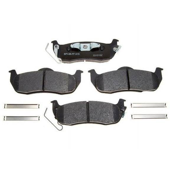 Rear Brake Pad Set - Compatible with 2005 - 2010 Jeep Grand Cherokee 2006 2007 2008 2009