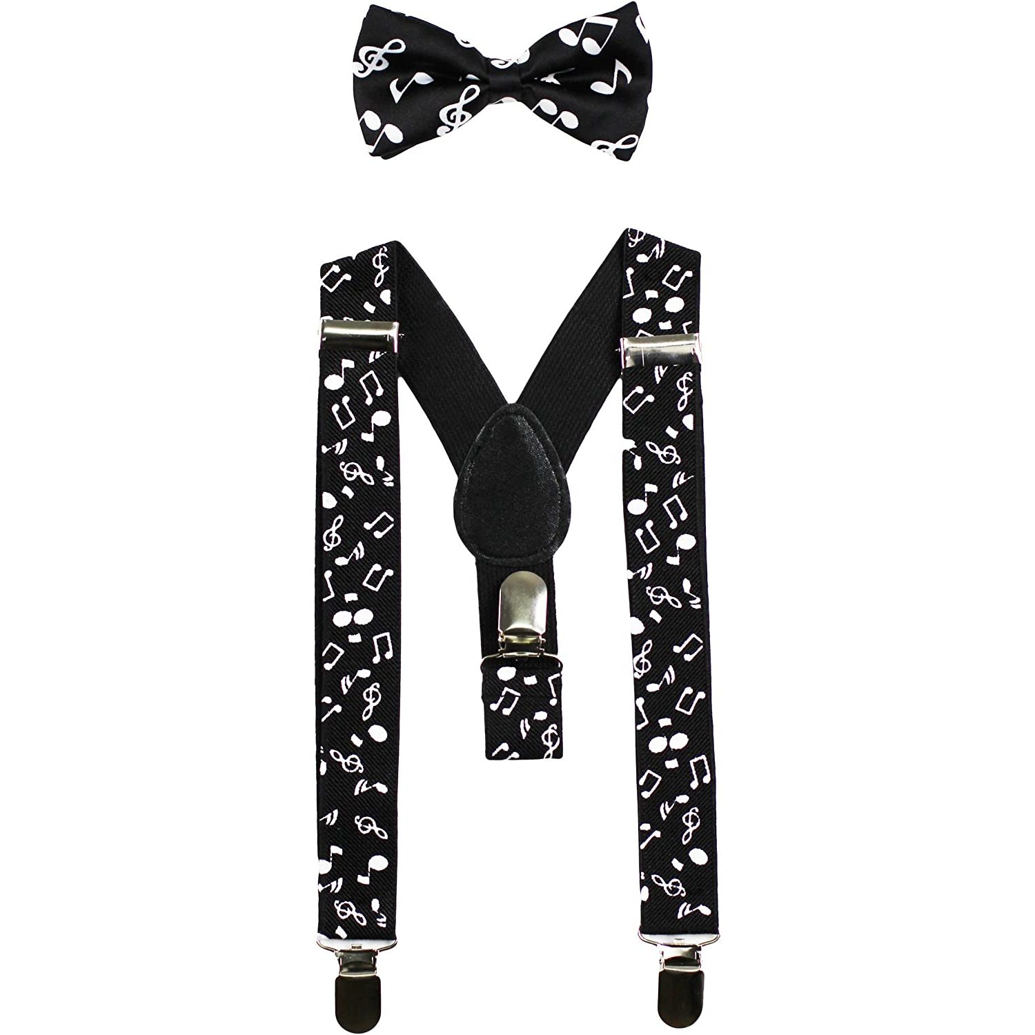 Baby Suspenders and Bow Tie Set (Elastic AdjustableFits Baby to