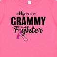 thumbnail image 4 of Inktastic Breast Cancer Awareness My Grammy is a Fighter Boys or Girls Baby T-Shirt, 4 of 5