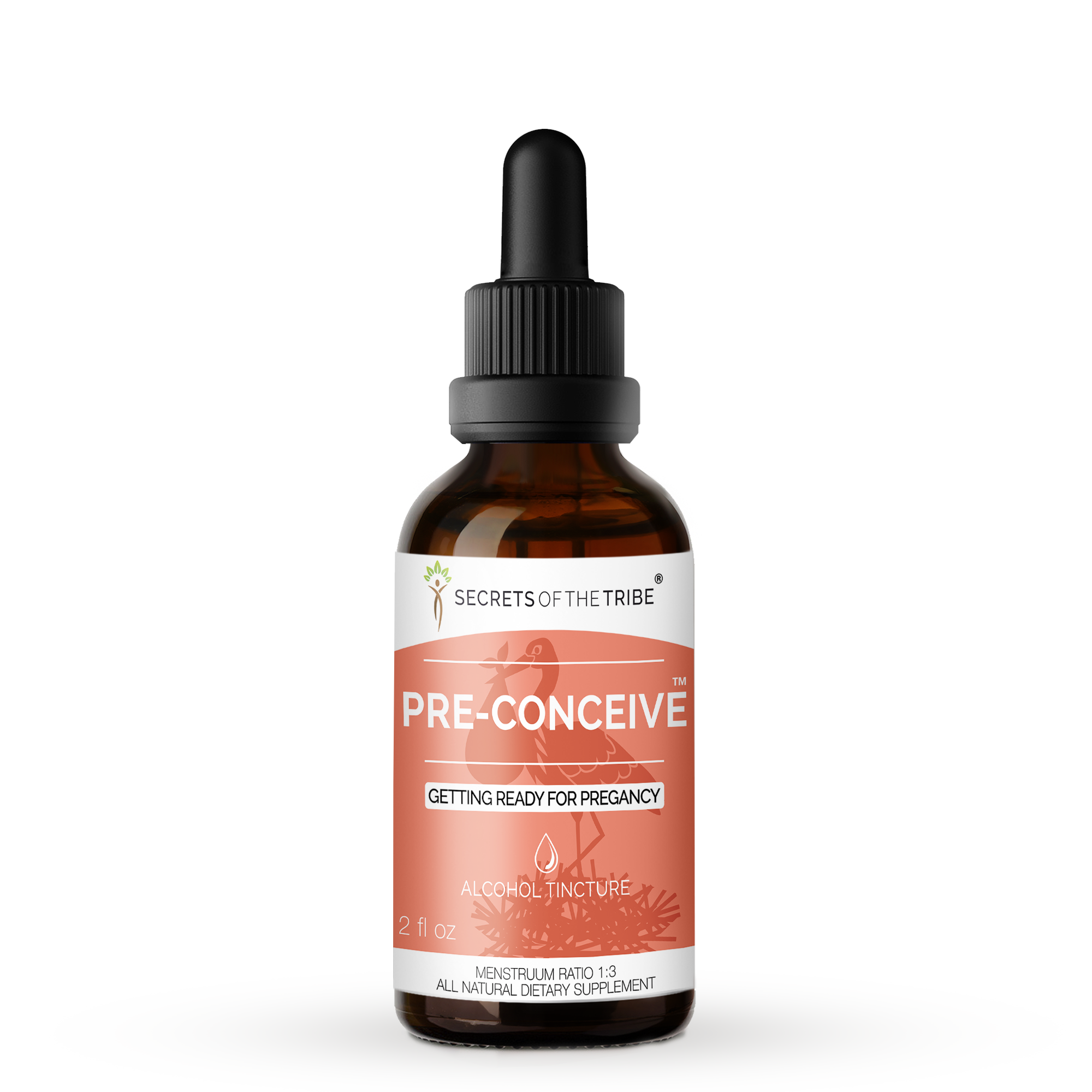 PreConceive Alcohol Extract, Tincture, Vitex, Red Raspberry, Black