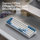 thumbnail image 5 of Teclado mecánico para juegos jixopn K65 con cable USB, intercambiable en caliente (eje rojo, azul), 5 of 8