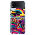 thumbnail image 1 of MUNDAZE Samsung Galaxy Z Flip 4 Psychedelic Trippy Hippie Night Walk Shockproof Clear Hybrid Protective Phone Case Cover, 1 of 5