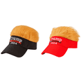 thumbnail image 1 of Trump 2024 Sombrero Con Pelo Ajustable Verano para El Hombres Mujeres (), 1 of 9