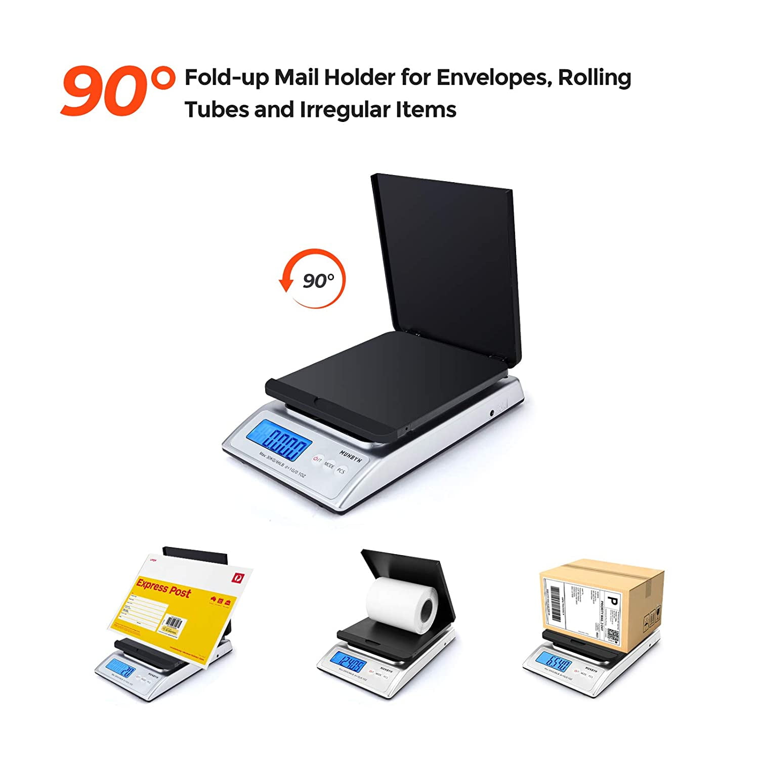 Digital Shipping Scale, 66lb Postal Scale with Hold and Tear Function