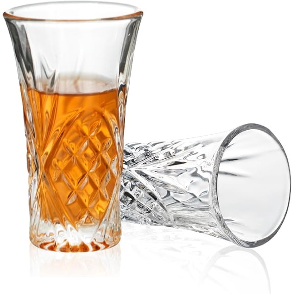 Shot Glasses 65ML/2.2OZ Tequila Glasses Heavy Base Cordial Glasses
