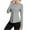 Gray, variant on Jgppe Women's Workout Tops Long Sleeve Lightweight Sun Protection Wicking Quick Dry Athletic Shirts with Thumb Hole