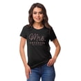 thumbnail image 1 of Inkdotpot Personalized Womens Tshirt Top Mrs WeddingAnnouncement Shirt-QL, 1 of 8