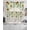 Yellow Green DarkGray, variant on Sunflower Swag Curtains for Living Room/Bedroom Windows, Butterfly Flowers Green Leaf Brown Wood Grain Kitchen Curtains and Valances Set 36 Inch Length, Light Filtering Swags Valance Curtain Panels