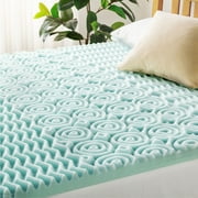 Best Price Mattress 3 5-Zone Cooling Gel Memory Foam Mattress Topper, Queen