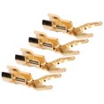 thumbnail image 4 of Y Plug Spade Connector, Solderable Stable Transmission Gold Plated High Sensitivity Spade Fork Plug  For DIY Speaker Wire, 4 of 8