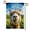 A, variant on XaaKee Summer Garden Flag, Animal Photography Donkey Funny Farm Portrait Yard Flag, Double-Sided High-Quality White Linen Garden Flag, Lawn Holiday Decor, 12x18Inch