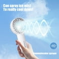 thumbnail image 2 of Specollect Clearance 4Pcs Portable Small Handheld Misting Fan, Mister With Water Tank Rechargeable USB Battery Operated Spray Water Personal Cooling Device Strong Wind for Camping, Travel, Outdoors, 2 of 5