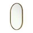 thumbnail image 1 of HomeRoots 376434 Oval Gold Metal Frame Wall Mirror, 1 of 1